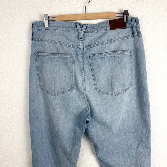Madewell Stovepipe Jeans Denim Hume Wash Workwear Edition 32 - Picture 9 of 10
